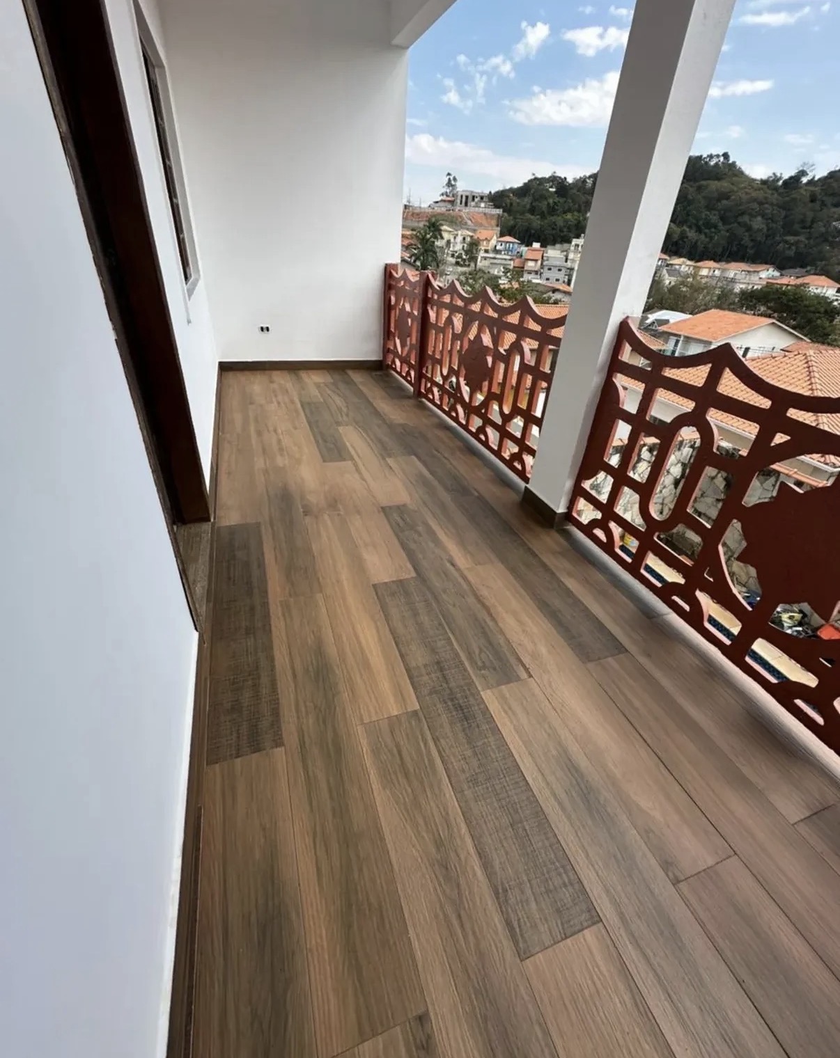 Depois — Varanda externa